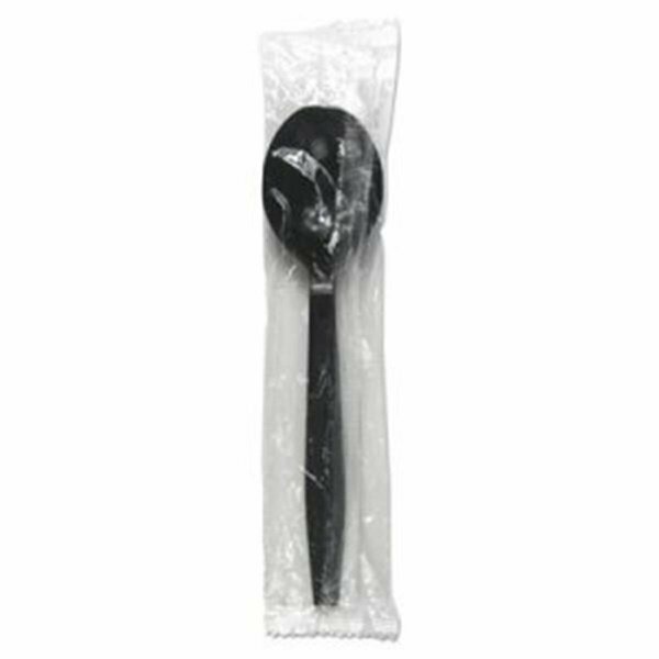 Razoredge BWK Heavyweight Wrapped Polypropylene Cutlery Soup Spoon, Black RA3197874